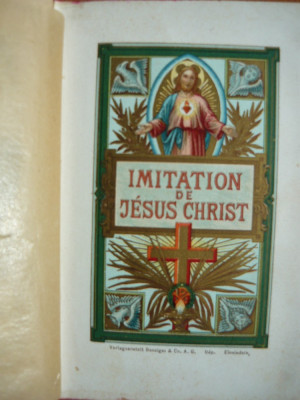 Imitation de Jesus- Christ - 1899 foto