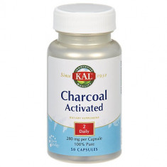 Charcoal Activated (Carbune medicinal activ) 50Cps, SECOM foto