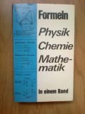 Z2 Formeln Physik Chemie Mathematik , in einem Band