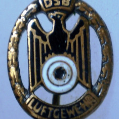 I.120 STICKPIN GERMANIA TIR PUSCA DSB LUFTGEWEHR Deutscher Schützenbund