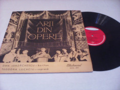 DISC VINIL DAN IORDACHESCU/TEODORA LUCACIU-ARII DIN OPERE RARITATE!!!!!ECE 017 foto