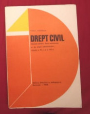 Viorica Stefanescu - Drept civil - manual pt. licee economice cls. a xi-xii foto