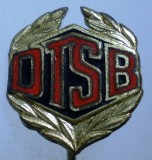 I.226 INSIGNA STICKPIN GERMANIA SPORT Deutsche Turn Sportbund DTSB L14mm