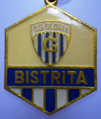 I.265 BRELOC ROMANIA SPORT CLUB FOTBAL GLORIA BISTRITA h37mm foto