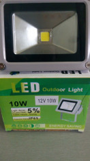 Proiector Led 10W, rezistent la apa, alimentare 12V. foto