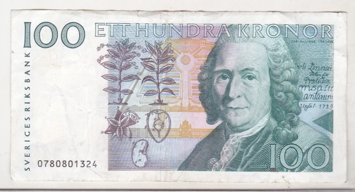 bnk bn Suedia 100 coroane 2000