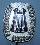 I.081 INSIGNA GERMANIA STICKPIN MUZICA LIRA JUNGMUSIKER LEISTUNGSABZEICHEN BDB