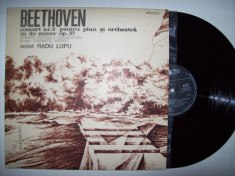 Disc vinil BEETHOVEN - Concert Nr. 3 pian si orchestra, OP.37(ST - ECE 0559) foto