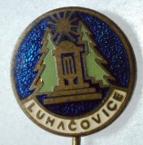 I.140 INSIGNA STICKPIN CEHIA LUHACOVICE h50mm email