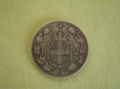 2 lire 1882 - ITALIA foto