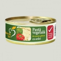 Pasta Vegetala din Mazare Galbena cu Ardei Dacia Plant 100gr Cod: 27068 foto