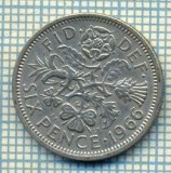 9889 MONEDA -MAREA BRITANIE - SIX PENCE -anul 1966 -starea care se vede, Europa