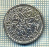 9882 MONEDA -MAREA BRITANIE - SIX PENCE -anul 1953 -starea care se vede