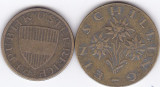 Moneda Austria 50 Groschen + 1 Schilling 1960/63 - KM#2885/2886 VF ( set x2 ), Europa