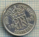 9880 MONEDA -MAREA BRITANIE - SIX PENCE -anul 1948 -starea care se vede