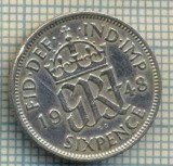 9880 MONEDA -MAREA BRITANIE - SIX PENCE -anul 1948 -starea care se vede, Europa