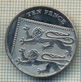 9807 MONEDA -MAREA BRITANIE - TEN PENCE -anul 2008 -starea care se vede, Europa