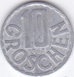 Moneda Austria 10 Groschen 1967 - KM#2878 VF+, Europa