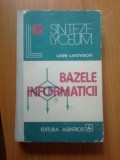 E0c BAZELE INFORMATICII / LEON LIVOVSCHI