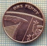 9820 MONEDA -MAREA BRITANIE - ONE PENNY -anul 2014 -starea care se vede