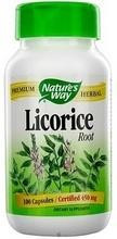 Licorice 450mg Nature&amp;#039;s Way Secom 100cps Cod: 24132 foto