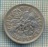 9871 MONEDA -MAREA BRITANIE - SIX PENCE -anul 1953 -starea care se vede