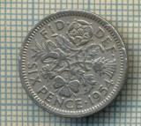9874 MONEDA -MAREA BRITANIE - SIX PENCE -anul 1954 -starea care se vede