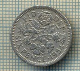 9874 MONEDA -MAREA BRITANIE - SIX PENCE -anul 1954 -starea care se vede, Europa