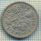 9847 MONEDA -MAREA BRITANIE - SIX PENCE -anul 1956 -starea care se vede