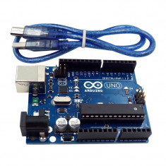 Arduino UNO R3 MEGA328P ATMEGA16U2 sigilat + cablu usb foto