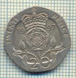 9831 MONEDA -MAREA BRITANIE - TWENTY PENCE -anul 1997 -starea care se vede