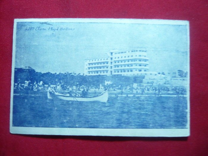 Ilustrata mica - Eforie - Plaja Bellona circulat 1950