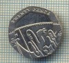 9812 MONEDA -MAREA BRITANIE - TWENTY PENCE -anul 2011 -starea care se vede, Europa