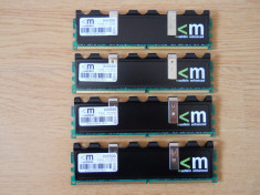 Kit Memorie Ram Mushkin 8 GB (4X2) 1066 Mhz DDR2 Desktop. foto
