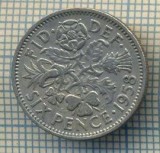 9866 MONEDA -MAREA BRITANIE - SIX PENCE -anul 1958 -starea care se vede