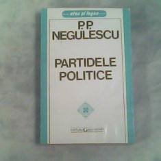 Partidele politice-P.P.Negulescu
