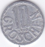Moneda Austria 10 Groschen 1955 - KM#2878 VF, Europa