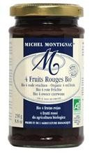 Gem de 4 Fructe Rosii Bio Montignac 250gr Cod: 90030 foto