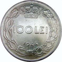 Romania 100 lei 1944, XF~aUNC * cod 42.3 foto
