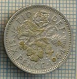 9865 MONEDA -MAREA BRITANIE - SIX PENCE -anul 1964 -starea care se vede