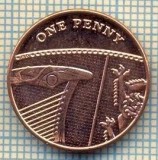 9814 MONEDA -MAREA BRITANIE - ONE PENNY -anul 2013 -starea care se vede