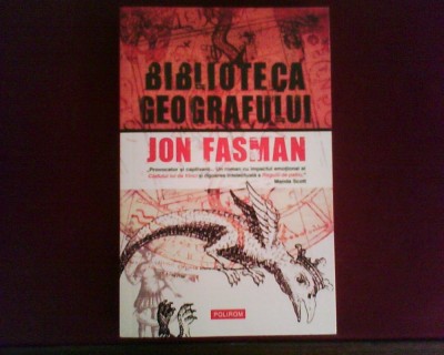 Jon Fasman Biblioteca geografului, thriller foto