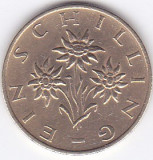 Moneda Austria 1 Schilling 1986 - KM#2886 XF++/ aUNC, Europa