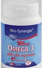 Omega 3 Ulei Somon 1000mg Bio Synergie 120cps Cod: 24549 foto