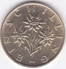Moneda Austria 1 Schilling 1990 - KM#2886 aUNC