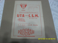 program UTA - CSM Resita foto