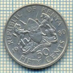 9951 MONEDA - KENYA - 50 CENTS -anul 1980 -starea care se vede