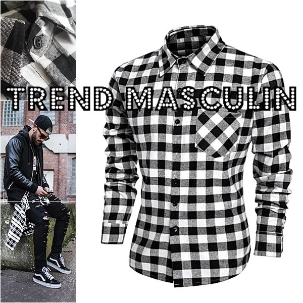 Camasa Barbati Slim Casual Alba Carouri Albe Negre Camasa Barbati Slim Casual Alba Carouri Albe Negre