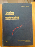 N4 Analiza Matematica - Marcel N. Rosculet (volumul 1), 1964