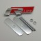 set Embleme metal R line rline auto pt grila fata si emblema haion spate